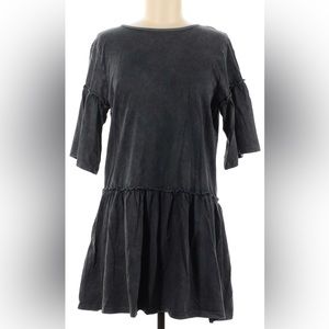 Topshop Distressed Tiered T-shirt Dress